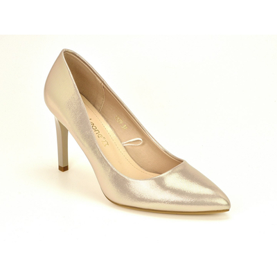 Czółenka Sergio Leone 1339 złoty błyszczący r. 36