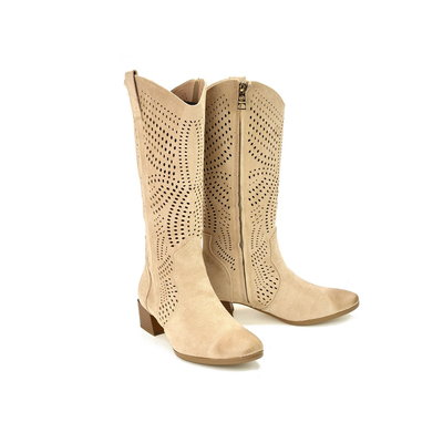 Kozaki  Vinceza 58236 beż  r. 36