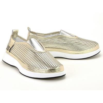 Półbuty  VENEZIA G028217 złote r. 37