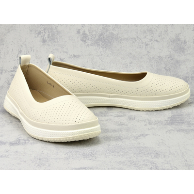 Baleriny Sergio Leone BL-109 beż r. 36