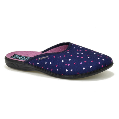 Pantofle  Adanex 26644 granatowe r. 36