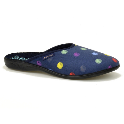 Pantofle  Adanex 28290 granatowe r. 36