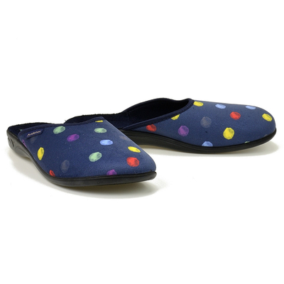 Pantofle  Adanex 28290 granatowe r. 36