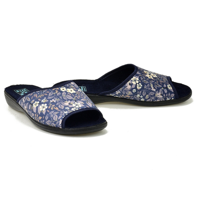 Pantofle  Adanex 29160 granatowe r. 36