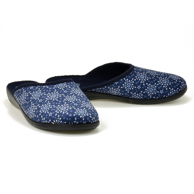 Pantofle  Adanex 29170 granatowe r. 36