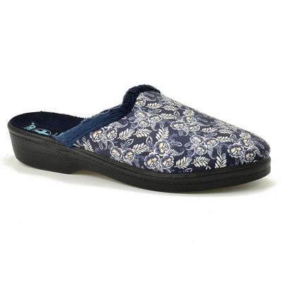 Pantofle  Adanex 29183 granatowe r. 37