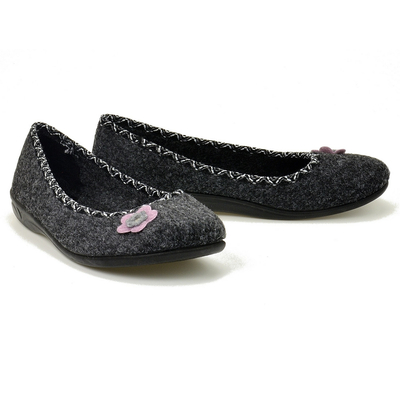 Pantofle  Adanex 29202 szare r. 36