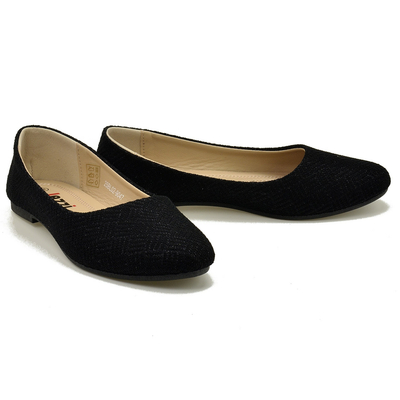 Czarne baleriny damskie Jezzi 25BL02-9047 r. 36