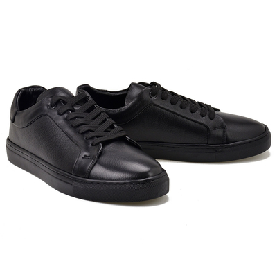 Czarne skórzane półbuty męskie Venga Style SN-02 r. 40