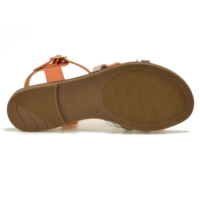 Pomarańczowe sandały damskie Sergio Leone SK090H r. 36