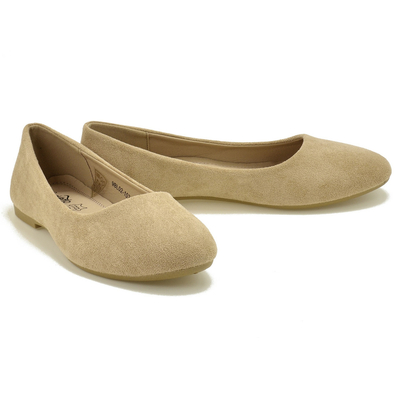 Beżowe damskie baleriny Evento 9BL02-1031 r. 36