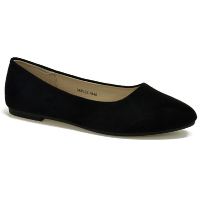 Czarne baleriny damskie Evento 24BL02-7640 r. 37