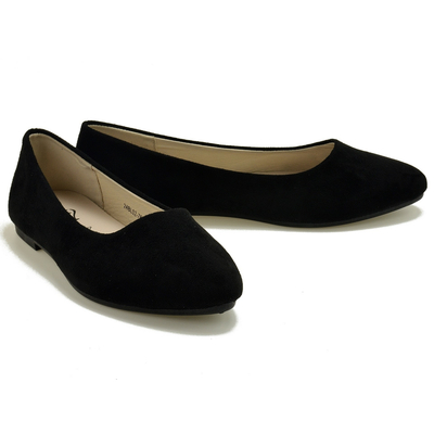 Czarne baleriny damskie Evento 24BL02-7640 r. 37