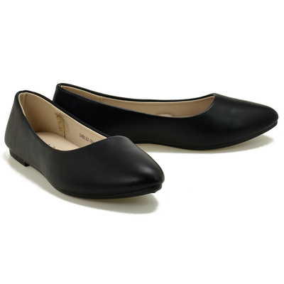 Czarne baleriny damskie Jezzi 7641 r. 36