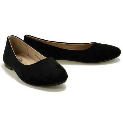 Czarne damskie baleriny Evento 9BL02-1031 r. 36