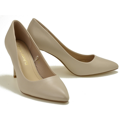 Czółenka Sergio Leone 1339 cielisty r. 36