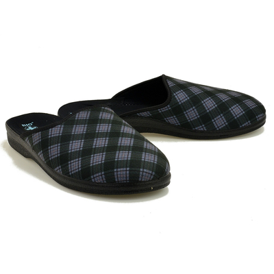 Pantofle pełne męskie Adanex 27982 szare r. 40