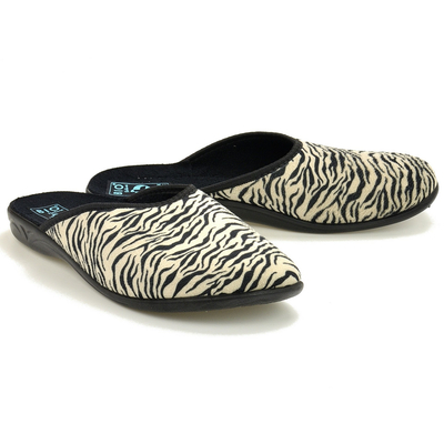 Beżowe pantofle domowe Adanex 15819 r. 36