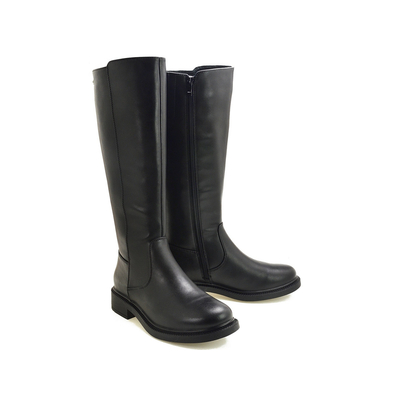 Czarne skórzane kozaki damskie Sergio Leone KZ25600-S r. 36