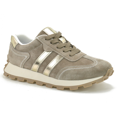Beżowe sneakersy damskie S.Barski  LR61-7097 r. 36