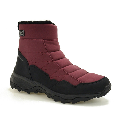 Bordowe damskie śniegowce DK 24250 r. 36