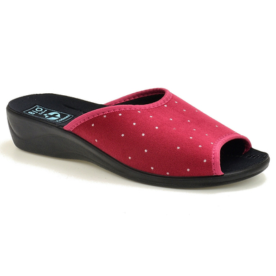 Bordowe pantofle  damskie Adanex 29861 r. 37