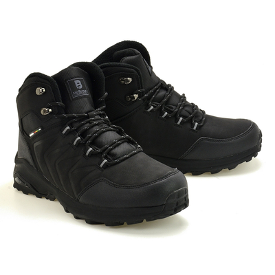Czarne męskie buty trekkingowe McBraun 6547 r. 42