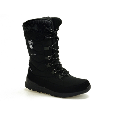 Czarne śniegowce damskie  American Club SN80/25 r. 37