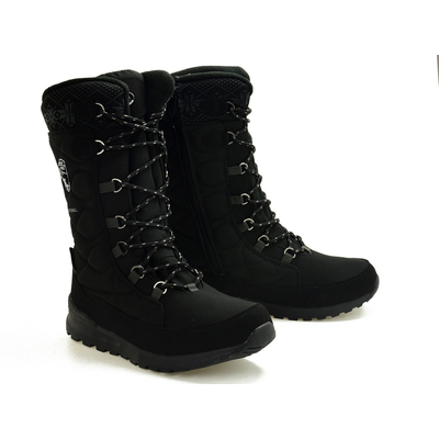 Czarne śniegowce damskie  American Club SN80/25 r. 37