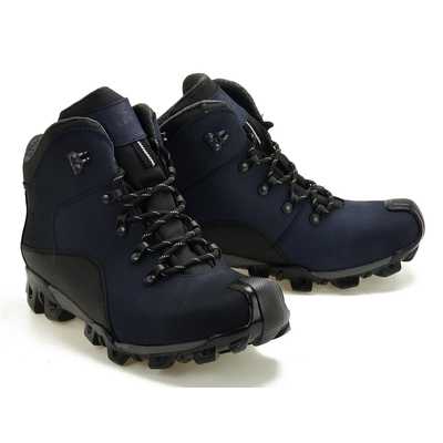 Granatowe męskie obuwie trekkingowe Tapi 4163 r. 40