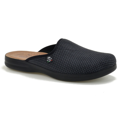 Czarne pantofle męskie FLY FLOT P7502 IE-CZA r. 41