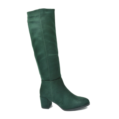 Kozaki Sergio Leone KZ273 zielony MIC r. 36