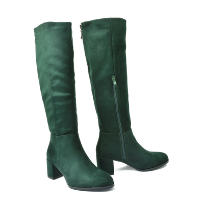 Kozaki Sergio Leone KZ273 zielony MIC r. 36