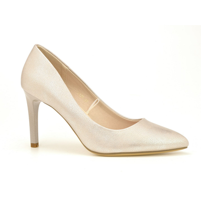 Czółenka Sergio Leone 1339 złoty przecierany r. 36