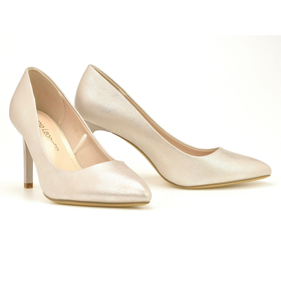 Czółenka Sergio Leone 1339 złoty przecierany r. 36