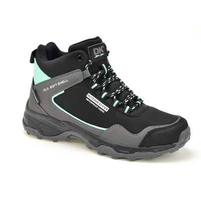 Buty trekkingowe  DK 1029 czarny zielony r. 36