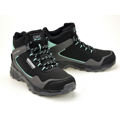 Buty trekkingowe  DK 1029 czarny zielony r. 36