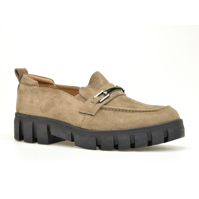 Mokasyny Vinceza 58203 beż zamsz -Mokasyny - SklepKamil.pl