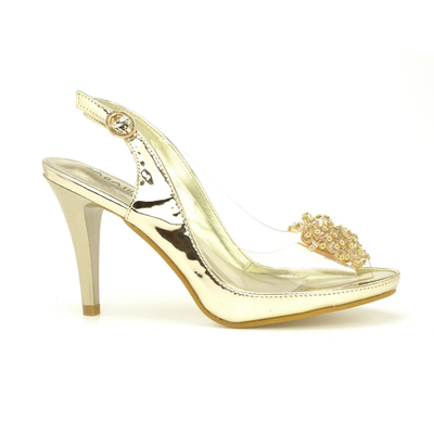 Sandały Sabatina 1101-160 złote  r. 36