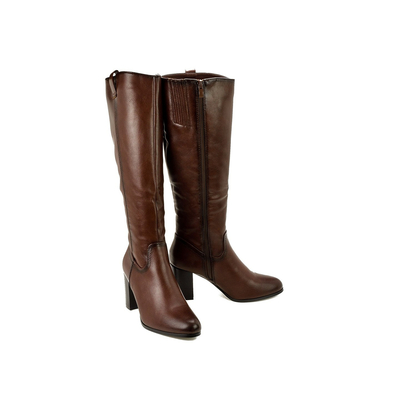 Kozaki Sergio Leone KZ272  brąz  r. 36