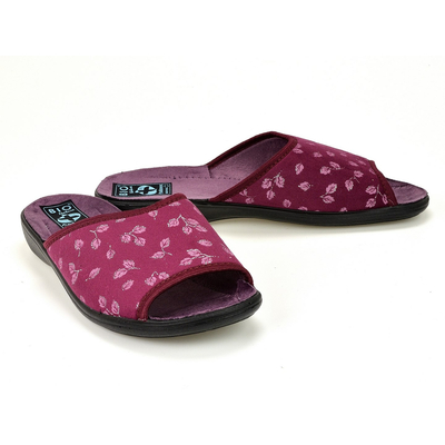 Pantofle  Adanex 28269 bordowe r. 36