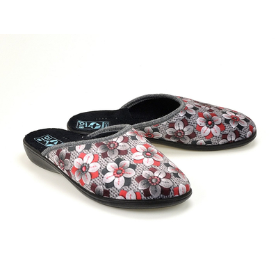 Pantofle pełne  Adanex 28263 szare  r. 36