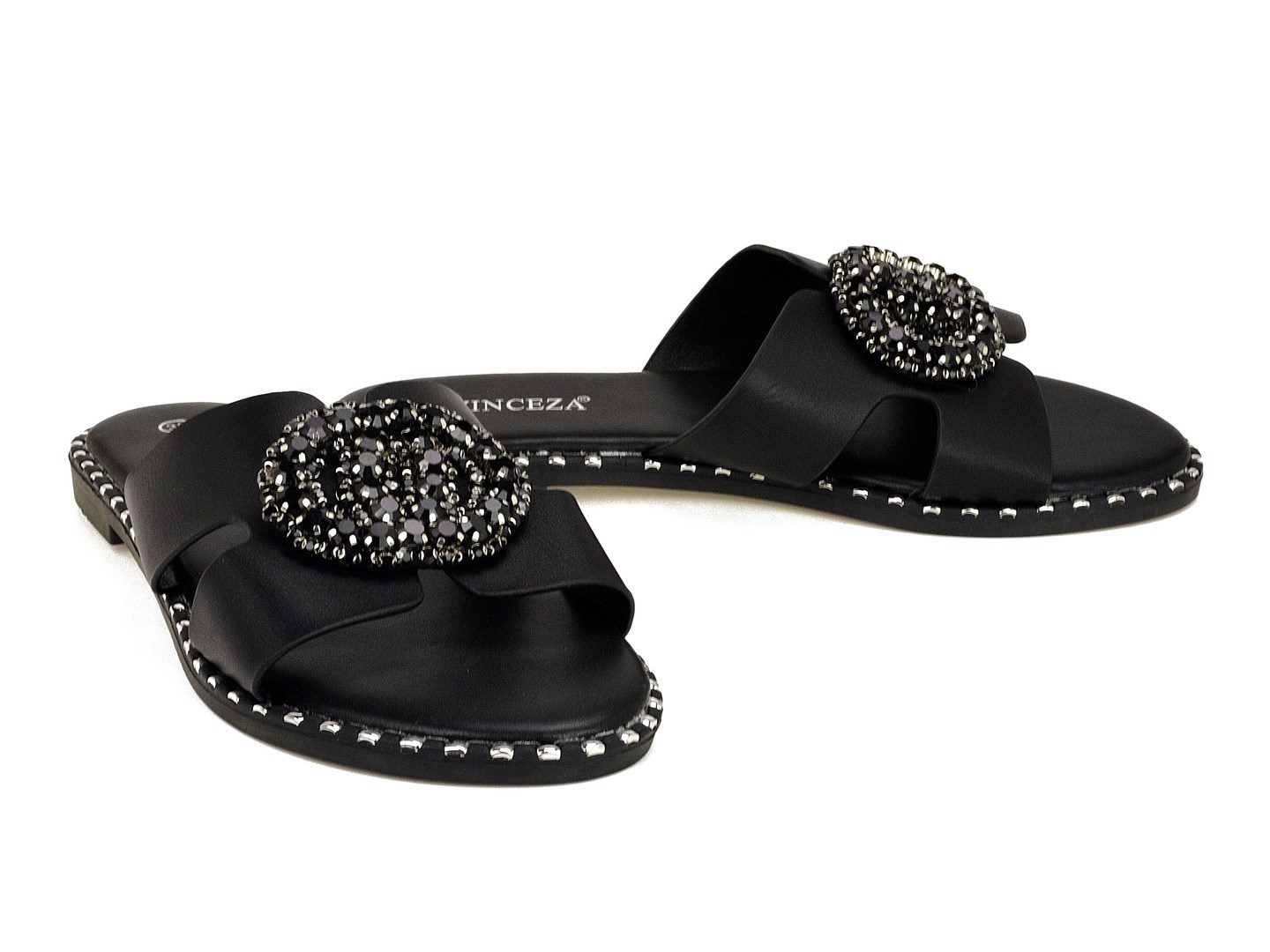 ★珍品★希少★レア★90s★LLBEAN’S FACTORY★KCP★LARGE Klapki Vinceza 17323 czarny -Klapki - SklepKamil.pl