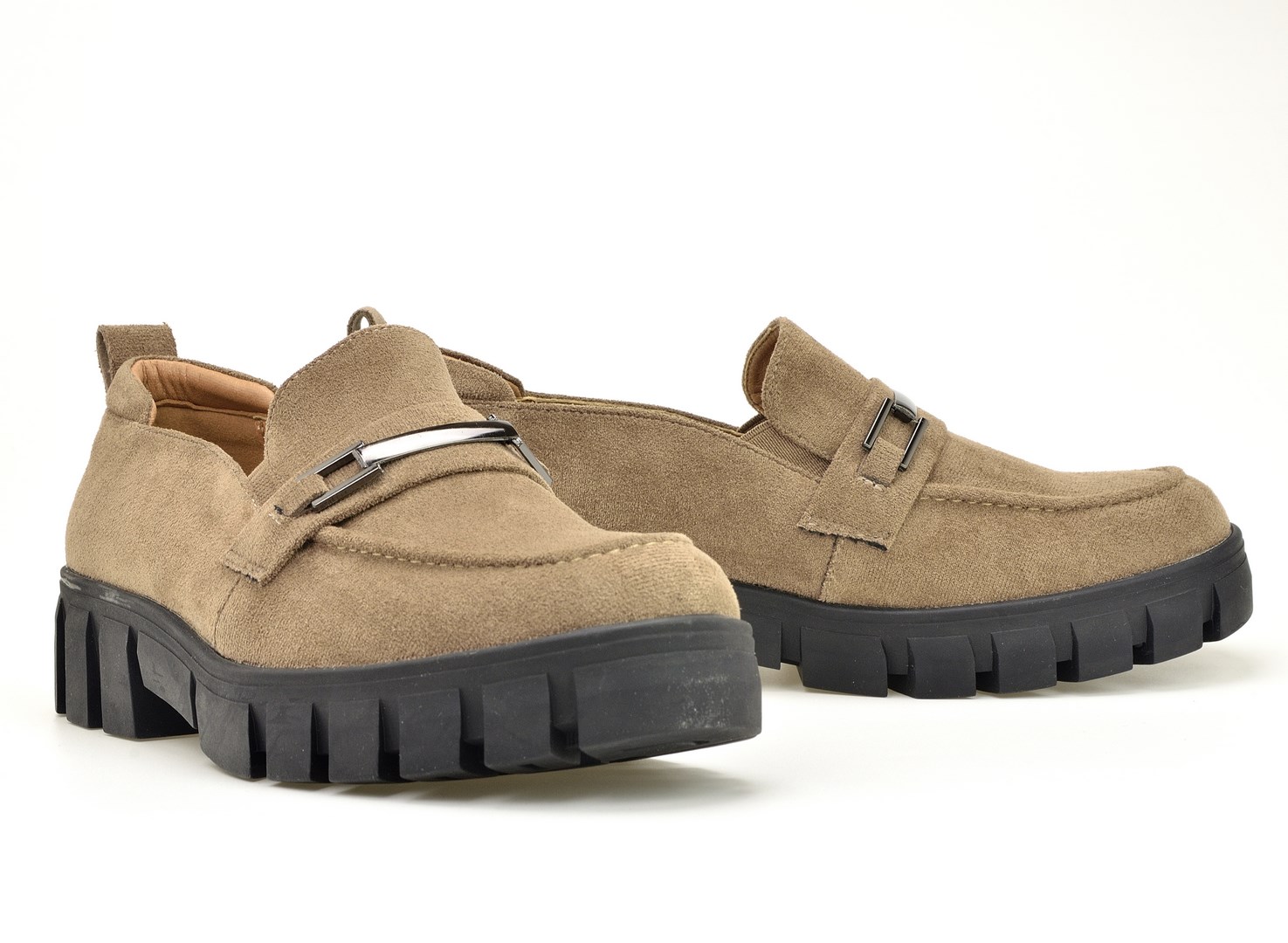 Mokasyny Vinceza 58203 beż zamsz -Mokasyny - SklepKamil.pl