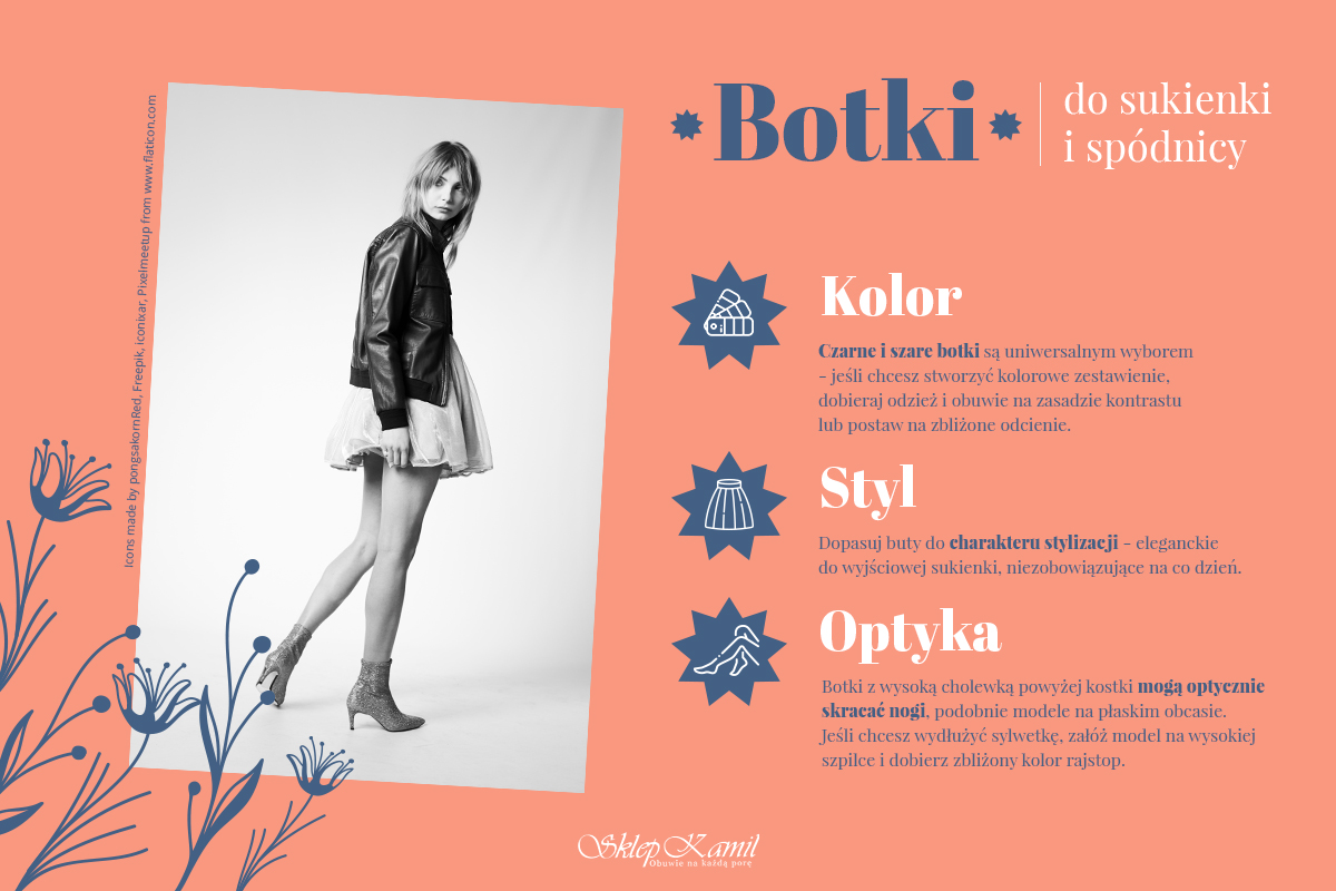 Botki do sukienki i spódnicy